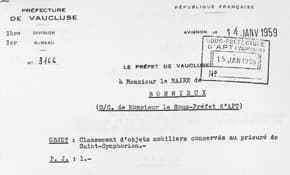 Document d’archive